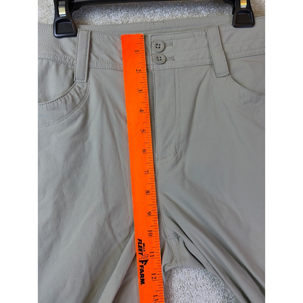 Eddie Bauer Travex Horizon Guide Pants Wmns 8 Beige Nylon Spandex Hiking Outdoor - Picture 8 of 10